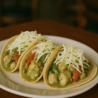 Thai Green Curry Tacos