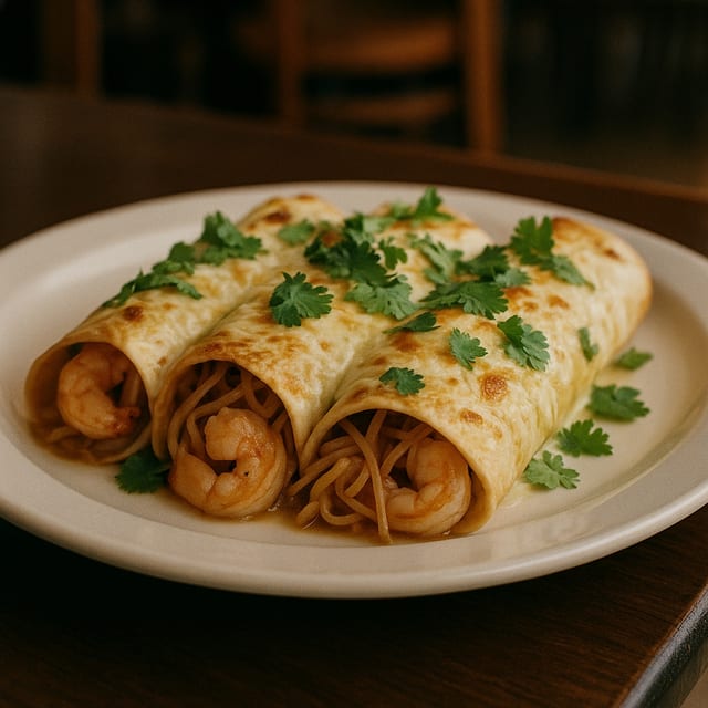 Pad Thai Enchiladas.
